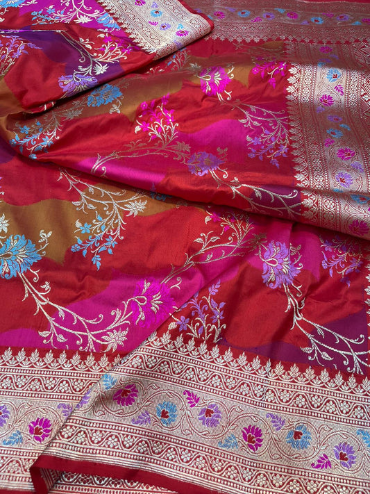 Weaver's Collection Masterpiece Pure Banarasi Silk Handloom Saree