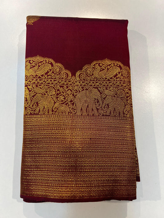 Weaver's Collection Pure Kanchi Silk Handloom Saree