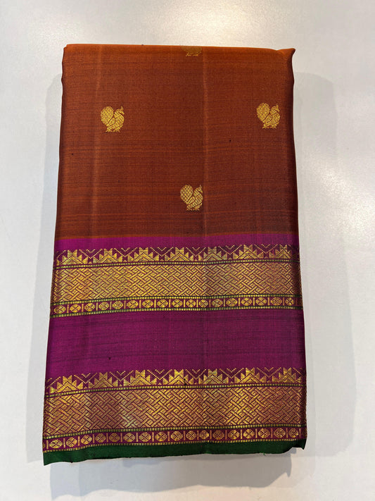 Weaver's Collection Pure Kanchi Silk Handloom Saree