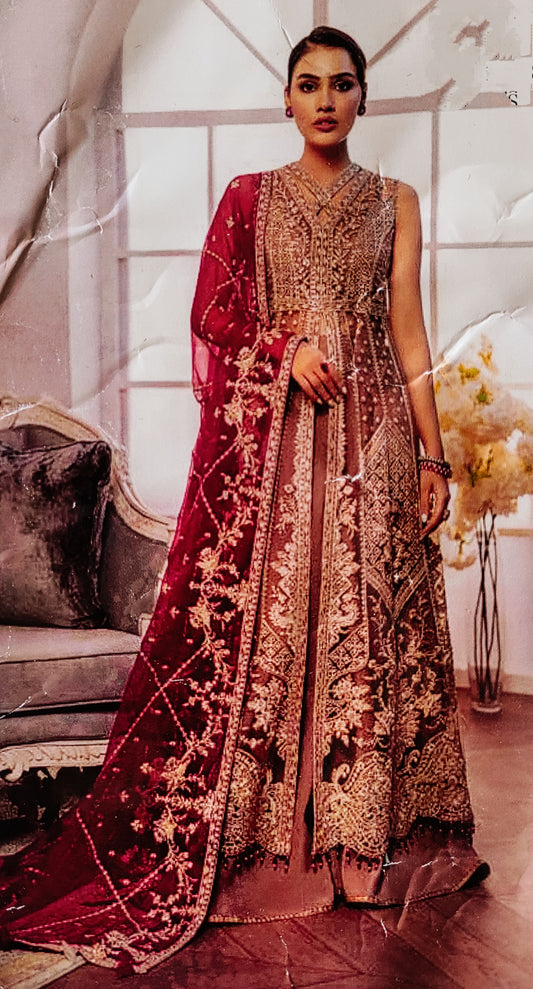 Pure Chiffon Anarkali Luxury Ensemble