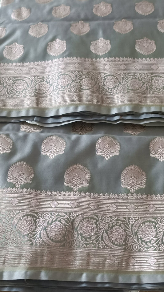 New Arrival Rangkat Handstock Mashru Silk Benarasi Silk Saree