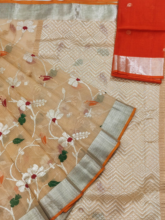 Masterpiece Weaver's Collection Handloom Zari Kota Saree